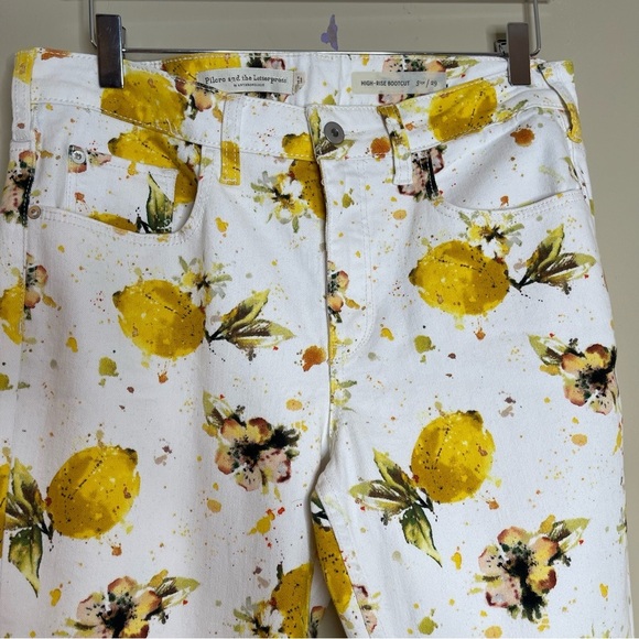 Anthropologie PILCRO Lemon Grove Print Jean - Picture 7 of 16